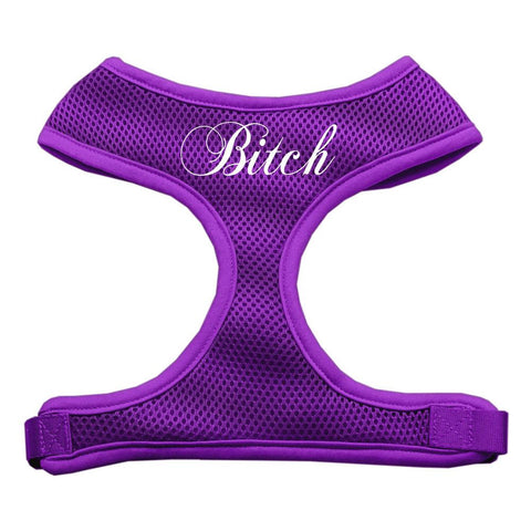 Bitch Soft Mesh Harnesses Purple Extra Large