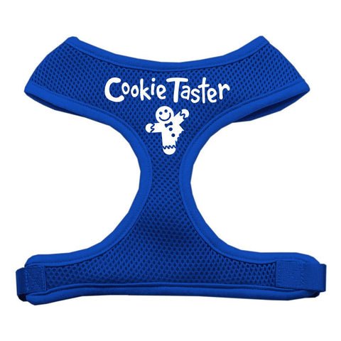 Cookie Taster Screen Print Soft Mesh Harness Blue Large