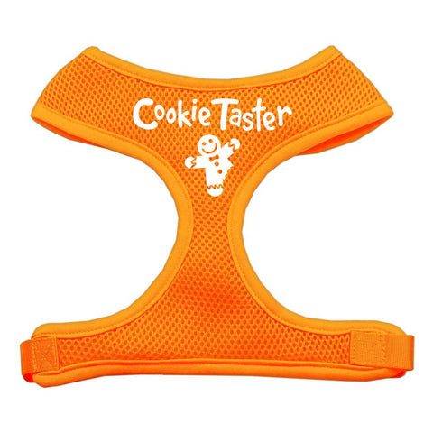 Cookie Taster Screen Print Soft Mesh Harness Orange Medium