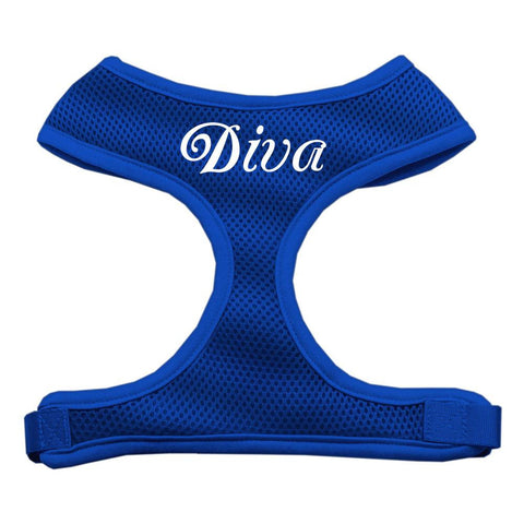 Diva Design Soft Mesh Harnesses Blue Large