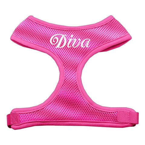 Diva Design Soft Mesh Harnesses Pink Large