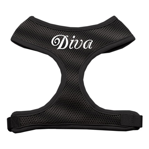 Diva Design Soft Mesh Harnesses Black Medium