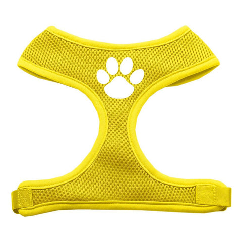 Paw Design Soft Mesh Harnesses Yellow Extra Large