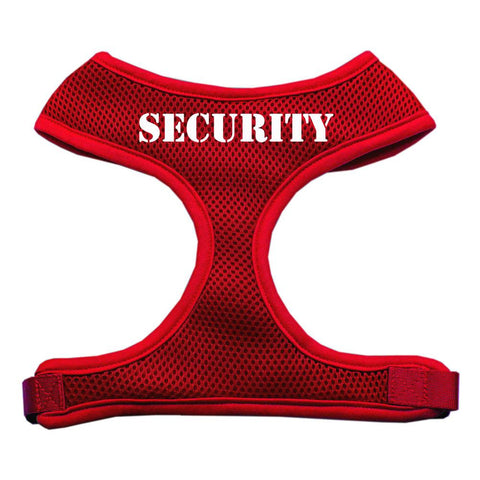 Security Design Soft Mesh Harnesses Red Medium