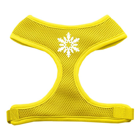 Snowflake Design Soft Mesh Harnesses Yellow Extra Large