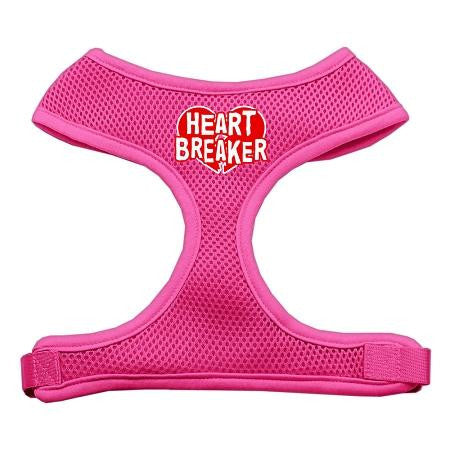 Heart Breaker Soft Mesh Harnesses Pink Large