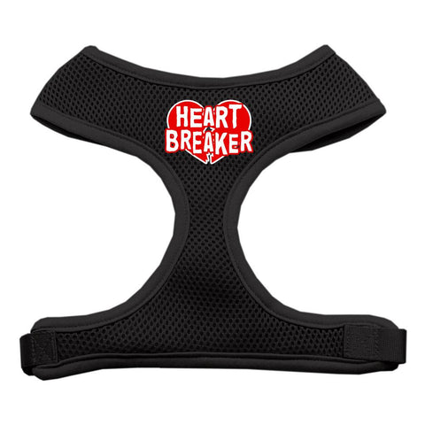 Heart Breaker Soft Mesh Harnesses Black Medium