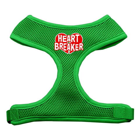 Heart Breaker Soft Mesh Harnesses Emerald Green Medium