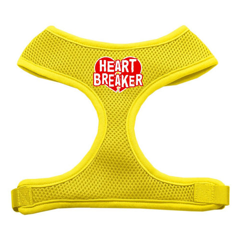 Heart Breaker Soft Mesh Harnesses Yellow Small