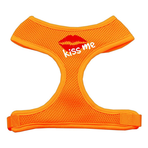 Kiss Me Soft Mesh Harnesses Orange Extra Large