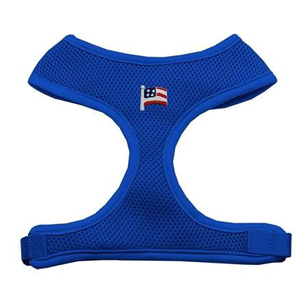 American Flag Chipper Blue Harness Large