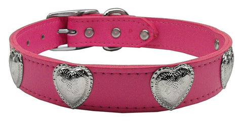 Western Heart Leather Pink 22