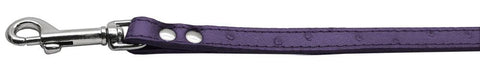 Faux Ostrich Leash Purple 1-2'' Wide