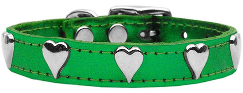 Metallic Heart Leather Emerald Green MTL 10