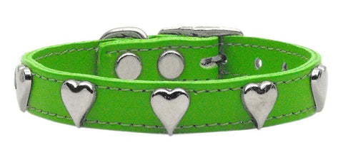 Heart Leather Emerald Green 10