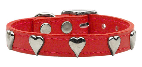 Heart Leather Red 10