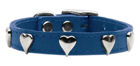 Heart Leather Blue 12