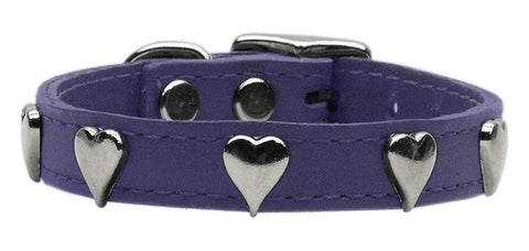 Heart Leather Purple 16