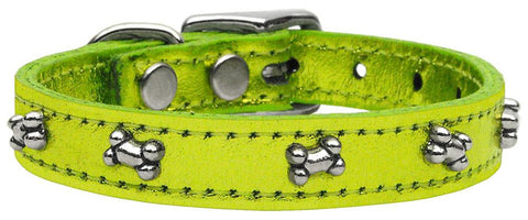 Metallic Bone Leather  Lime Green MTL 18