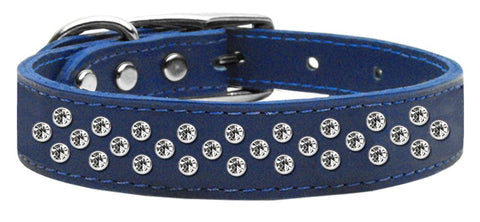 Sprinkles Clear Crystal Leather Blue 16