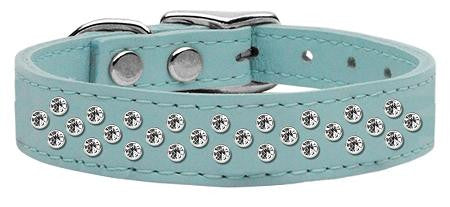 Sprinkles Clear Crystal Leather Baby Blue 18