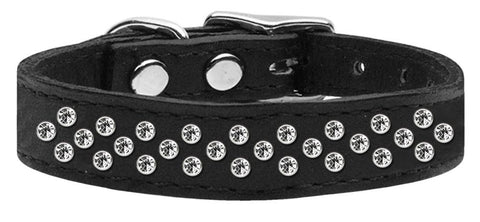 Sprinkles Clear Crystal Leather Black 20