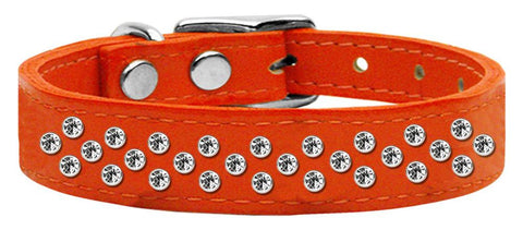 Sprinkles Clear Crystal Leather Orange 20